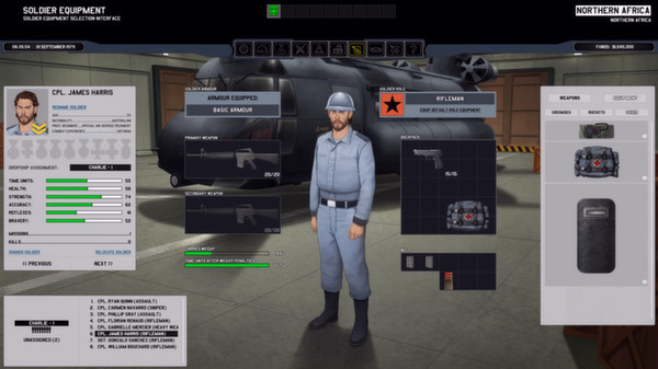 Игра Xenonauts, скриншот