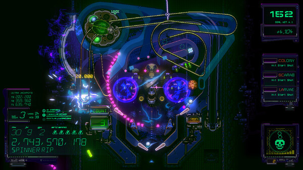 Игра XENOTILT: HOSTILE PINBALL ACTION, скриншот