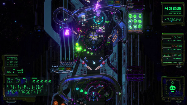 Игра XENOTILT: HOSTILE PINBALL ACTION, скриншот