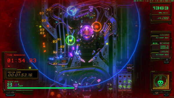 Игра XENOTILT: HOSTILE PINBALL ACTION, скриншот