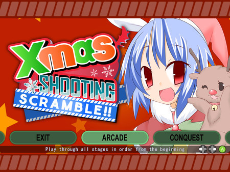 Игра Xmas Shooting - Scramble!!, скриншот