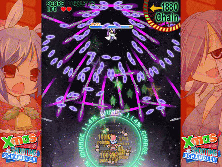 Игра Xmas Shooting - Scramble!!, скриншот