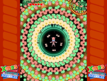 Игра Xmas Shooting - Scramble!!, скриншот