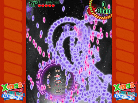 Игра Xmas Shooting - Scramble!!, скриншот
