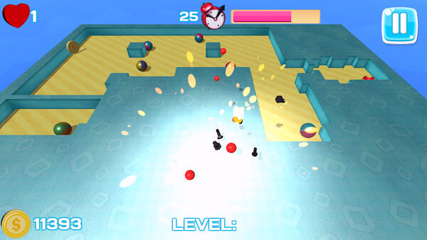 Игра Xonix Casual Edition, скриншот