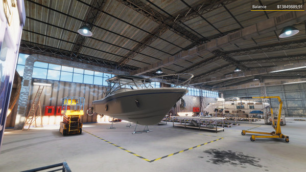 Игра Yacht Mechanic Simulator, скриншот