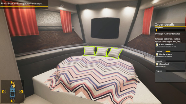 Игра Yacht Mechanic Simulator, скриншот