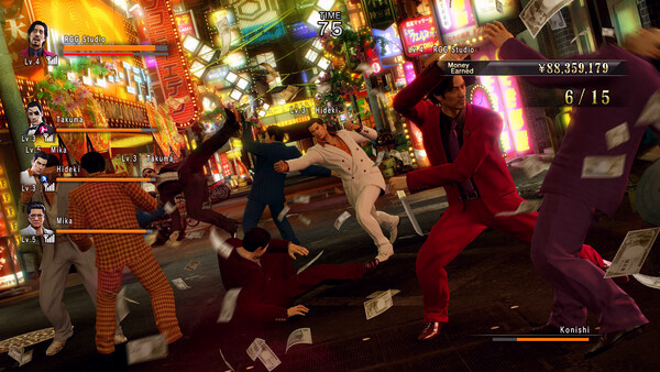 Игра Yakuza 0 Director's Cut, скриншот