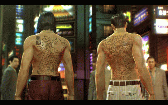 Игра Yakuza 0, скриншот