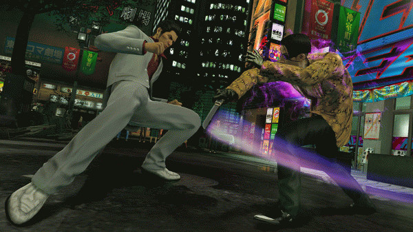 Игра Yakuza Kiwami, скриншот