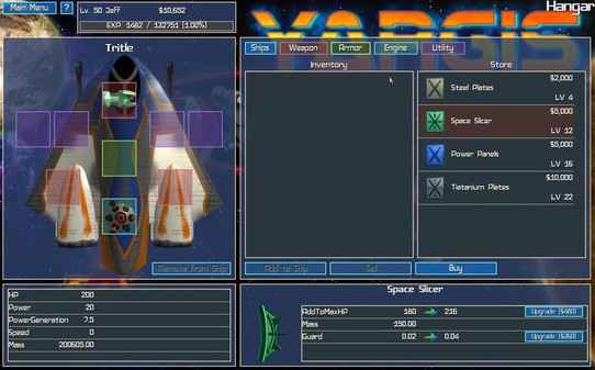 Игра Yargis - Space Melee, скриншот