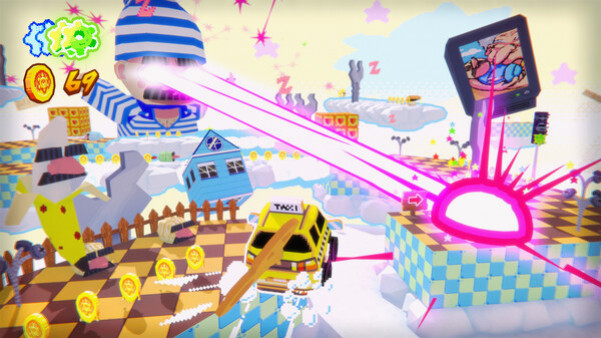 Игра Yellow Taxi Goes Vroom, скриншот