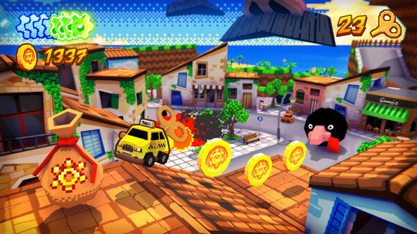 Игра Yellow Taxi Goes Vroom, скриншот