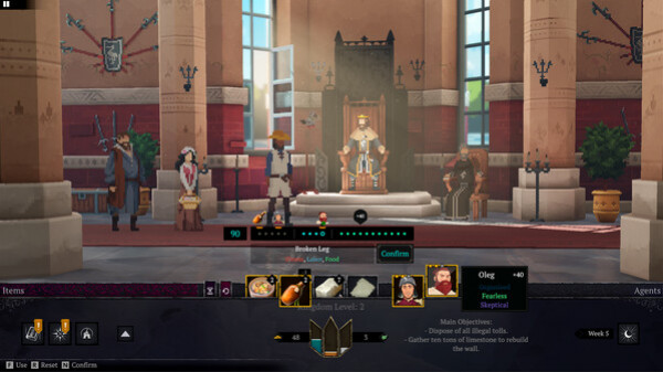 Игра Yes, Your Grace: Snowfall, скриншот