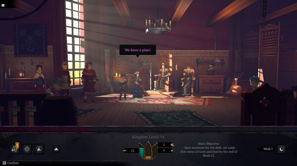 Игра Yes, Your Grace: Snowfall, скриншот
