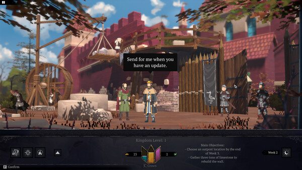 Игра Yes, Your Grace: Snowfall, скриншот