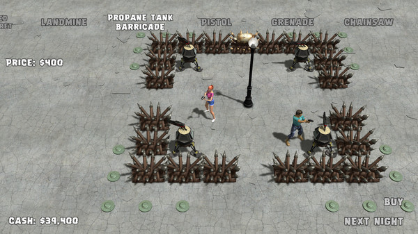 Игра Yet Another Zombie Defense HD, скриншот