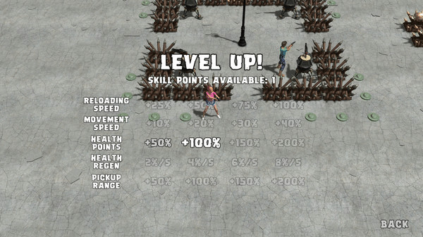 Игра Yet Another Zombie Defense HD, скриншот