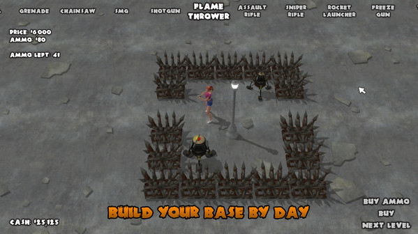 Игра Yet Another Zombie Defense, скриншот
