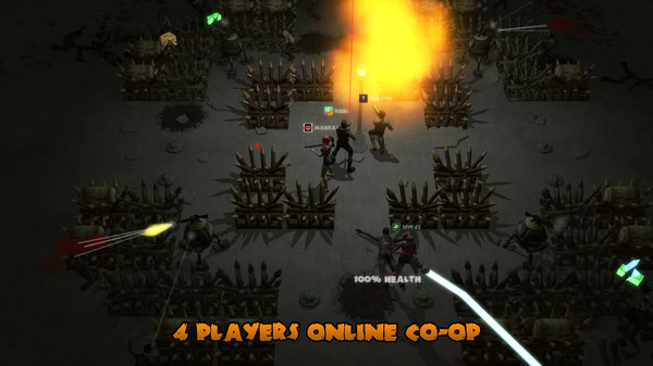 Игра Yet Another Zombie Defense, скриншот