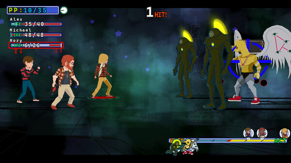Игра YIIK: A Postmodern RPG, скриншот