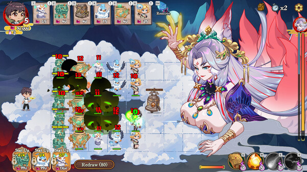 Игра Yokai Art 2: Сказка о Девятихвостом, скриншот