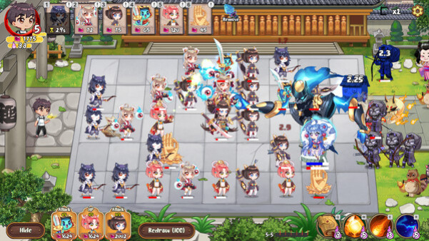 Игра Yokai Art: Night Parade of One Hundred Demons, скриншот