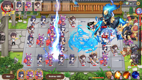 Игра Yokai Art: Night Parade of One Hundred Demons, скриншот