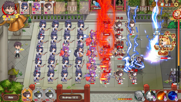 Игра Yokai Art: Night Parade of One Hundred Demons, скриншот
