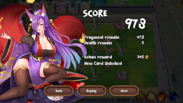 Игра Yokai Art: Night Parade of One Hundred Demons, скриншот
