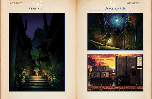Игра Yomawari: Lost in the Dark - Mini Art Book, скриншот