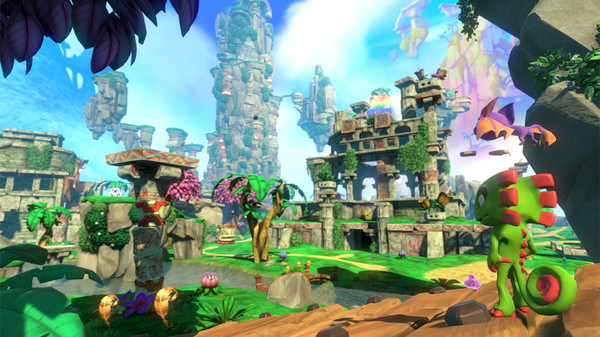 Игра Yooka-Laylee, скриншот