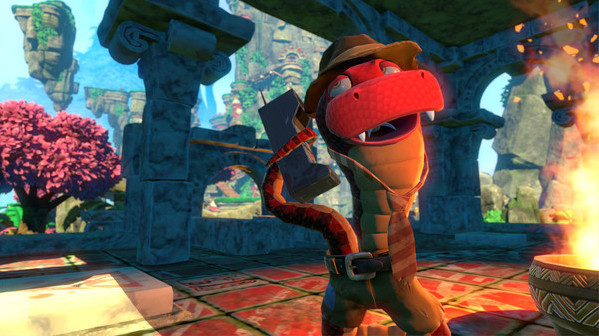Игра Yooka-Laylee, скриншот