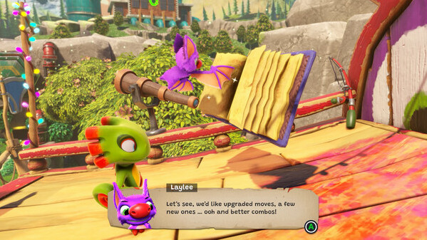 Игра Yooka-Replaylee, скриншот