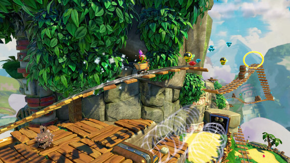 Игра Yooka-Replaylee, скриншот