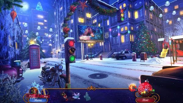 Игра Yuletide Legends: Who Framed Santa Claus, скриншот