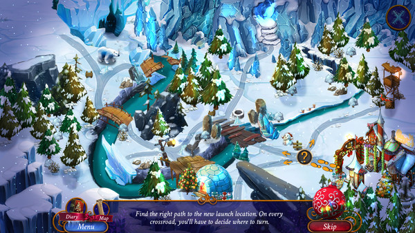 Игра Yuletide Legends: Who Framed Santa Claus, скриншот