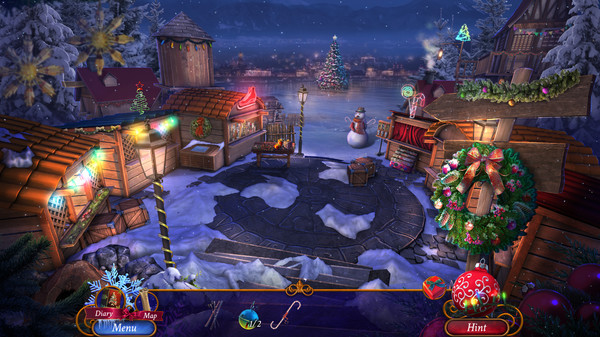 Игра Yuletide Legends: Who Framed Santa Claus, скриншот