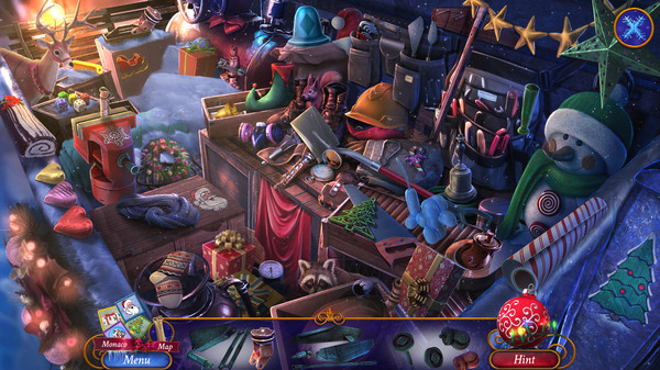 Игра Yuletide Legends: Who Framed Santa Claus, скриншот
