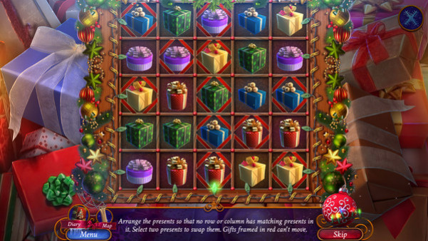 Игра Yuletide Legends: Who Framed Santa Claus, скриншот