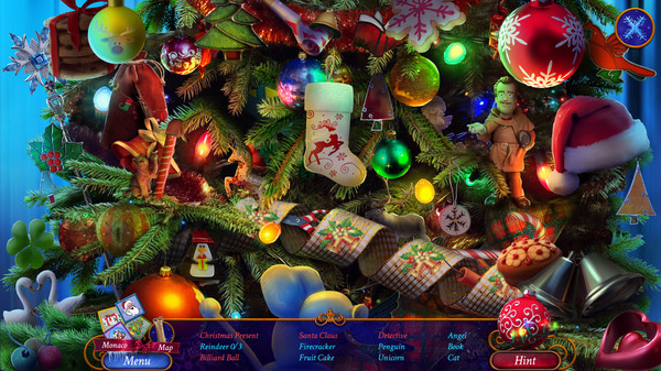 Игра Yuletide Legends: Who Framed Santa Claus, скриншот