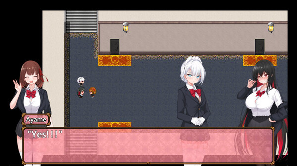 Игра Yuri Blossom!, скриншот