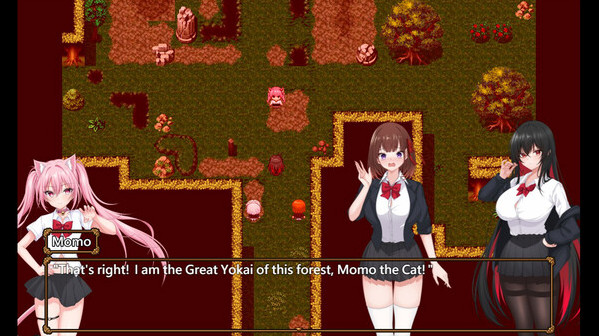 Игра Yuri Blossom!, скриншот
