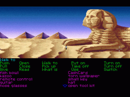 Игра Zak McKracken and the Alien Mindbenders, скриншот