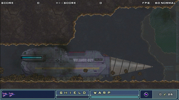 Игра ZANGEKI WARP, скриншот