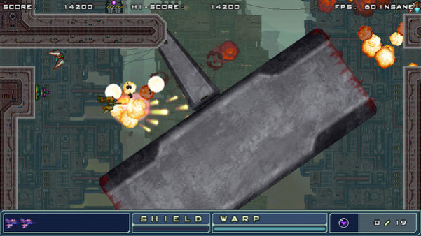Игра ZANGEKI WARP, скриншот