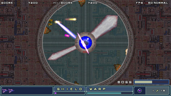 Игра ZANGEKI WARP, скриншот