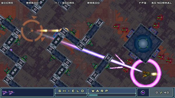 Игра ZANGEKI WARP, скриншот