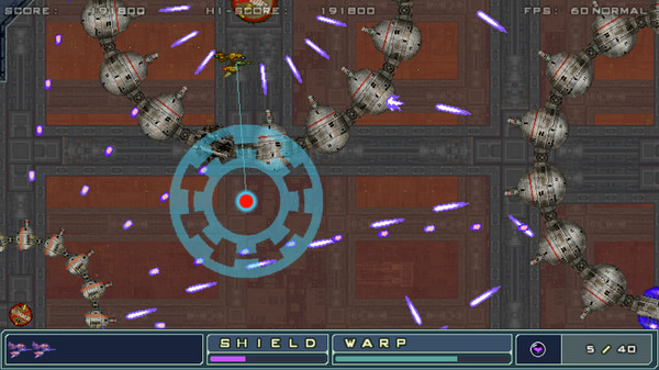 Игра ZANGEKI WARP, скриншот