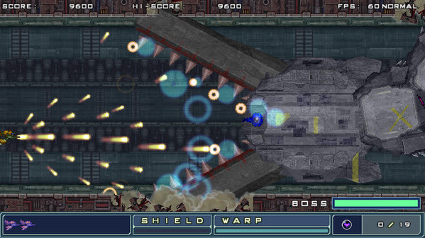 Игра ZANGEKI WARP, скриншот